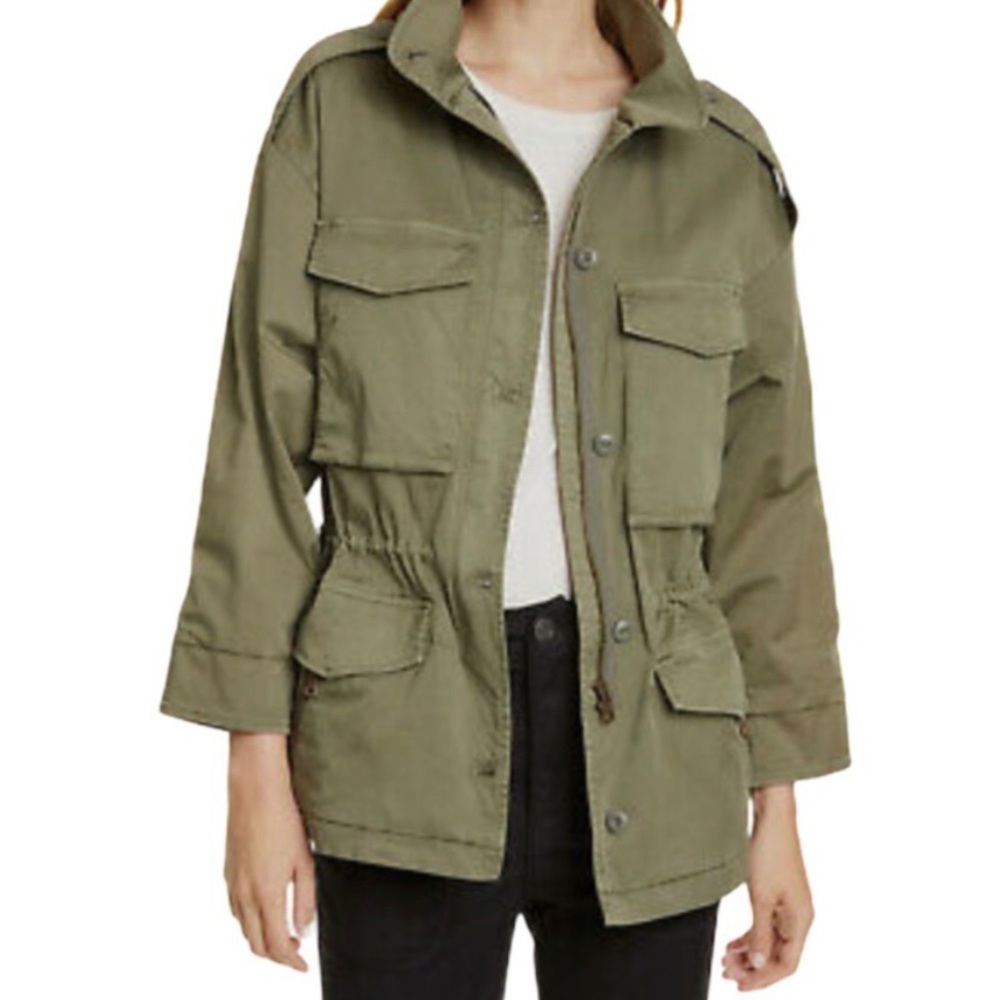 Joie Green Utility Jacket NWT